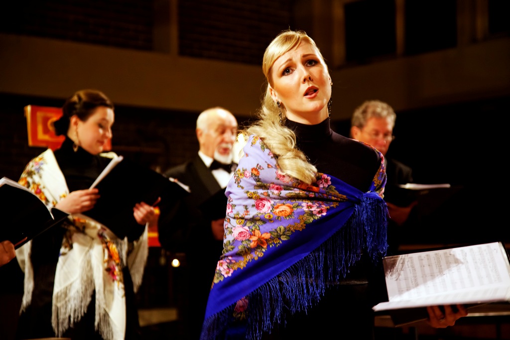 Konzert des russischen Ensembles Voskresenije am 13. März 2015