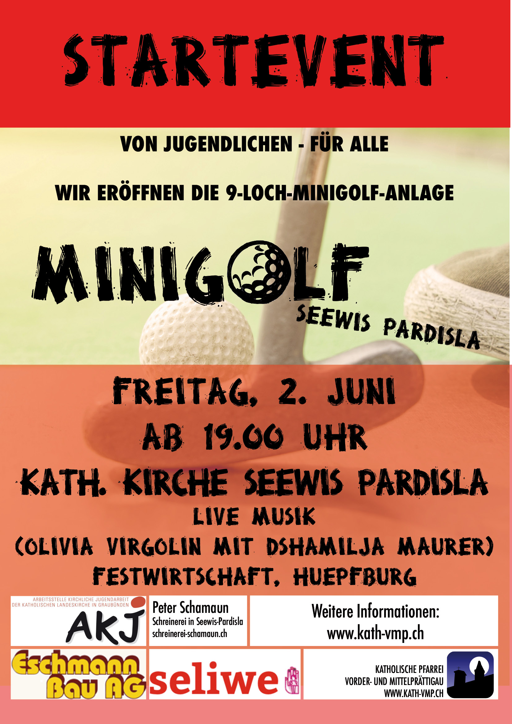 Eröffnungfest Minigolfbahn