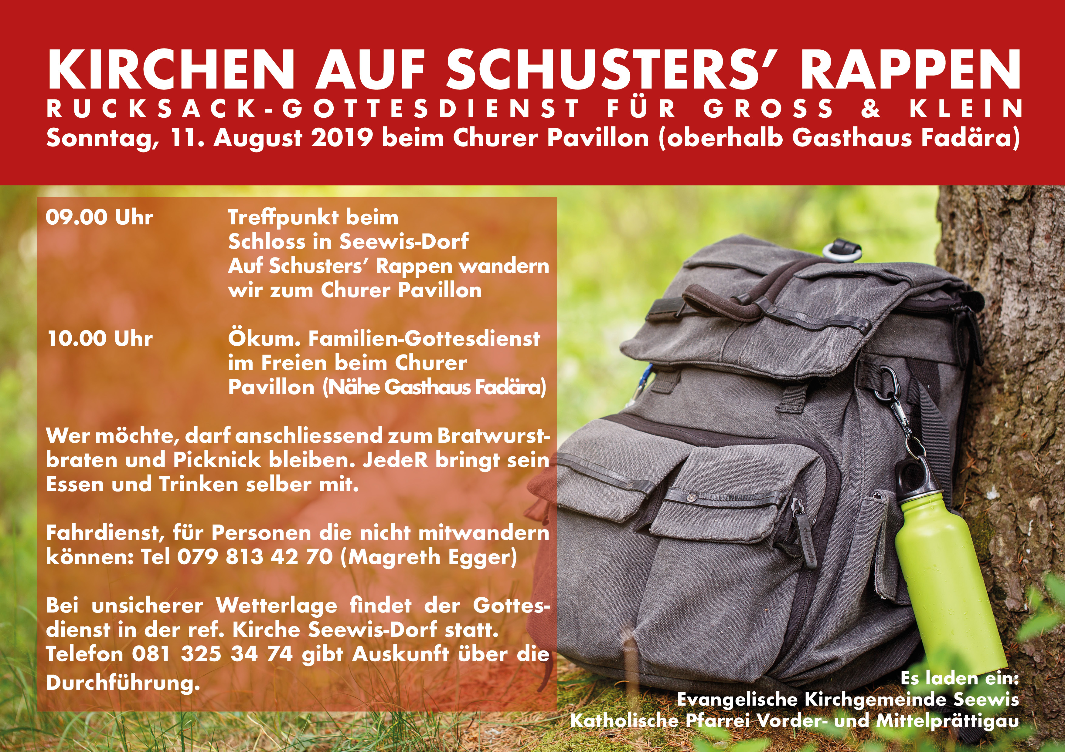 Kirchen auf Schusters’ Rappen am Sonntag, 11. August