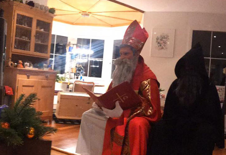 St. Nikolaus kommt auf Besuch