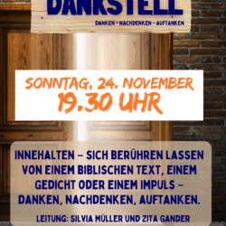 „Dankstell“ – Neu So, 24. Nov 2024