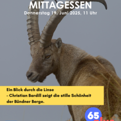 65plus-Anlass mit Naturfotografie, Musik und feinem Mittagessen