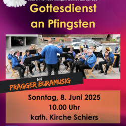 Pfingsten und 60 Jahre katholische Kirche Schiers