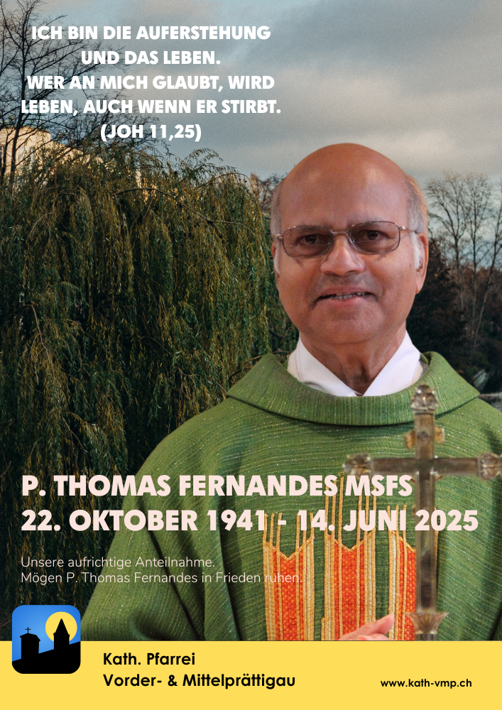 In Gedenken an Pater Thomas Fernandes MSFS