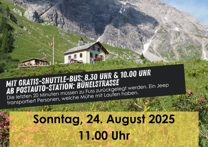 Ökumenischer Berg-Gottesdienst bei der Schesaplana-Hütte