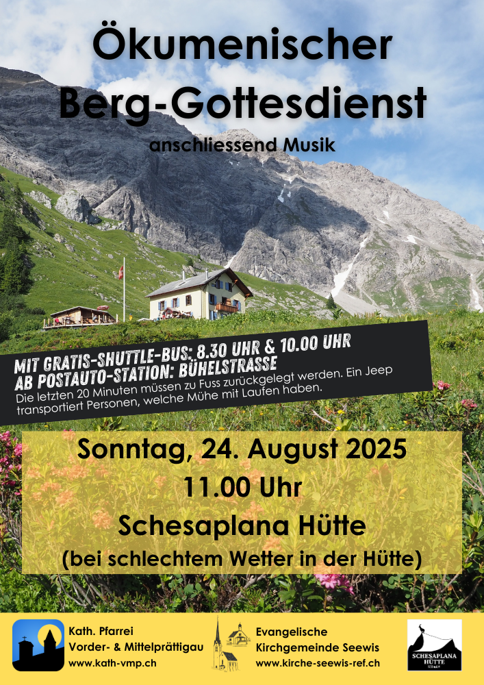 Ökumenischer Berg-Gottesdienst bei der Schesaplana-Hütte
