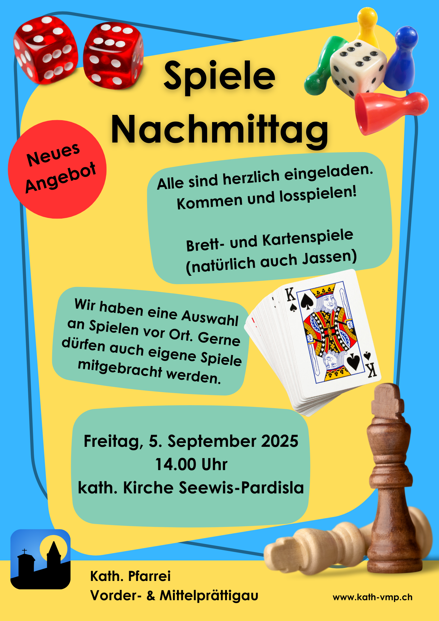 Spiele-Nachmittag: Ab sofort wird einmal im Monat gespielt!