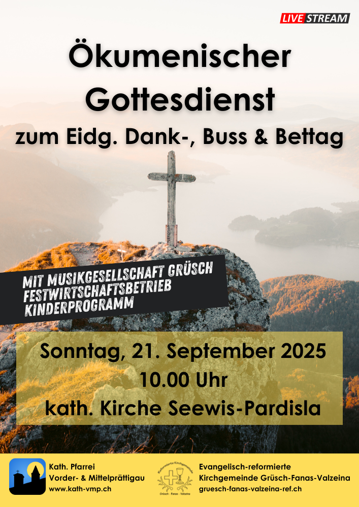 Ökumenischer Gottesdienst zum Dank-, Buss- und Bettag