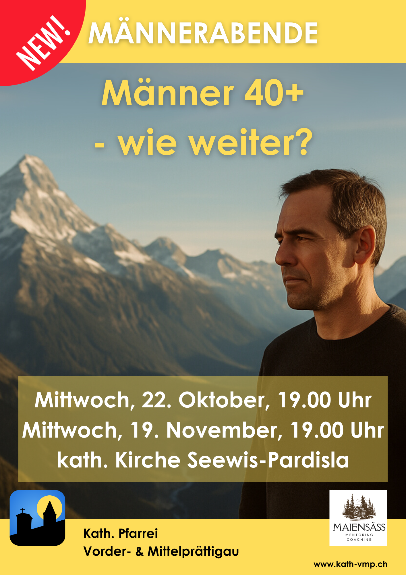 Männerabend: Männer 40+ wie weiter?
