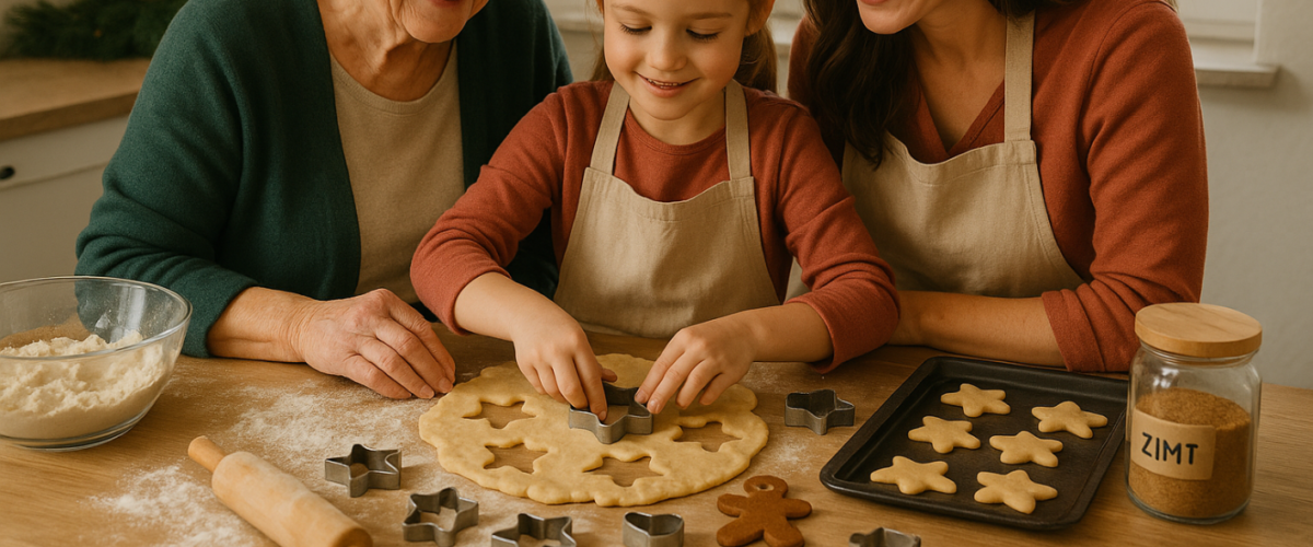 Generationenküche: Weihnachtsguezli backen - Erzählen - Geniessen