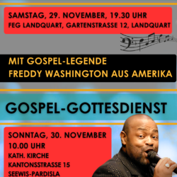 Gospelkonzert und Gottesdienst