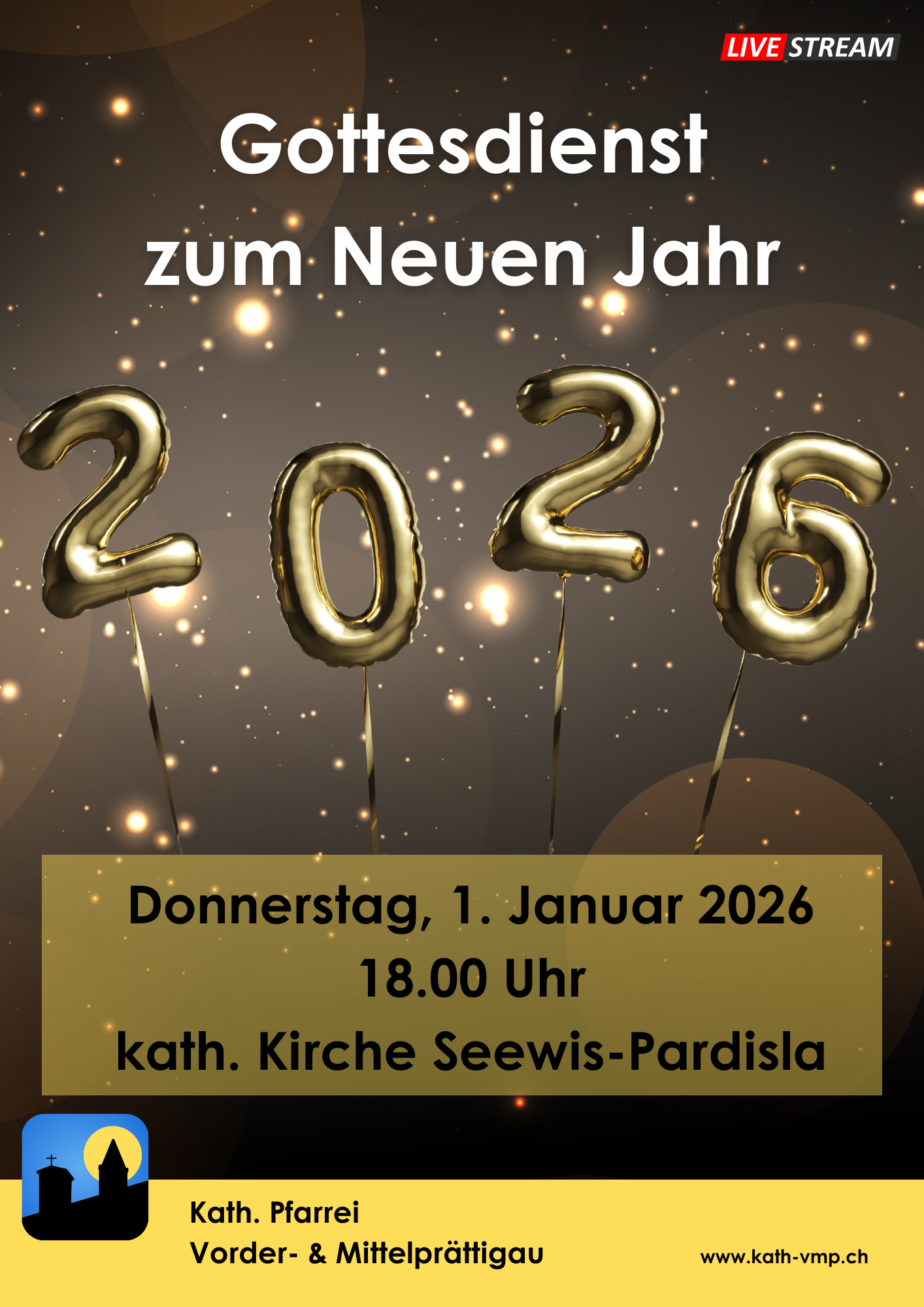 Gottesdienst zum neuen Jahr