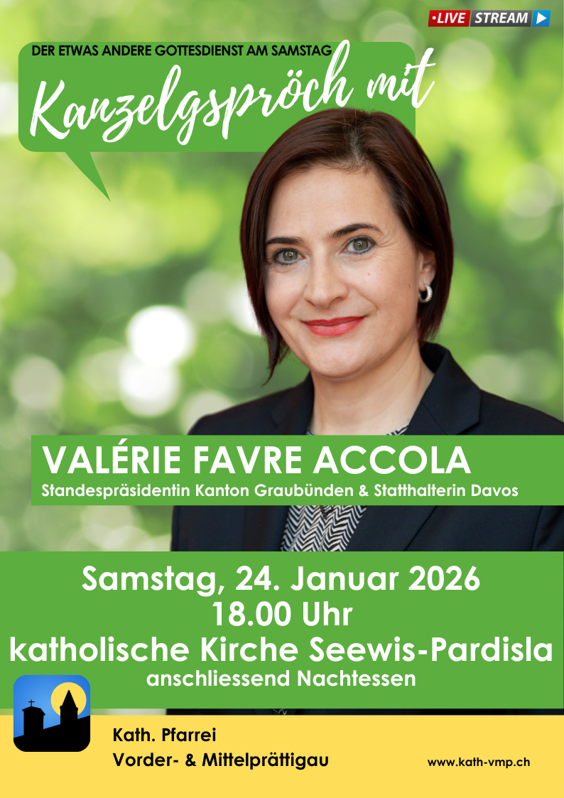 Kanzelgspröch mit Valérie Favre Accola