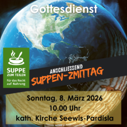 Ökumenischer Gottesdienst mit Suppenzmittag