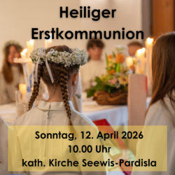 Einladung zur Heiligen Erstkommunion