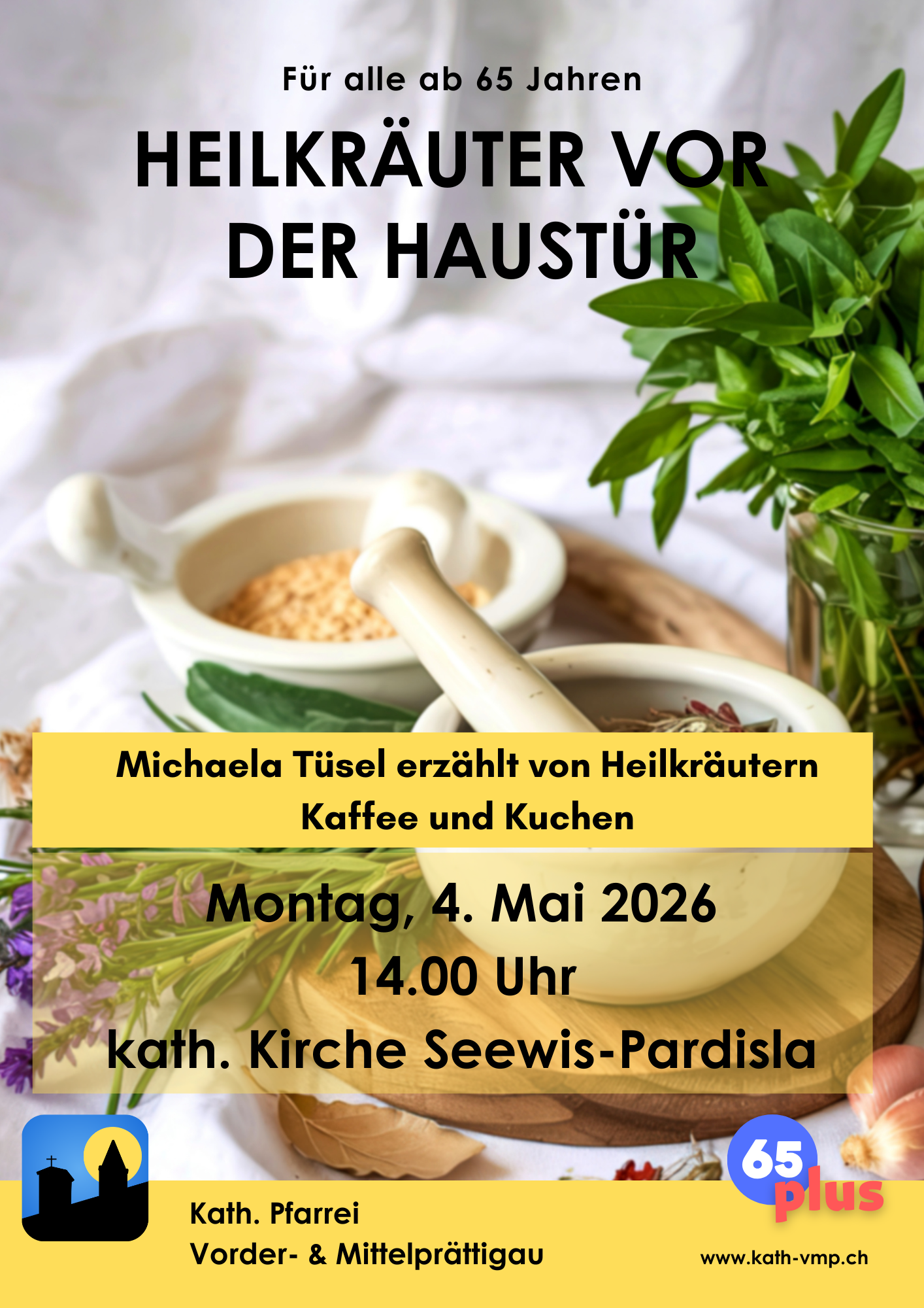 65plus-Nachmittag: „Heilkräuter vor unserer Haustür“