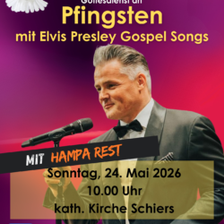 Pfingstgottesdienst mit Gospel Songs von Elvis Presley