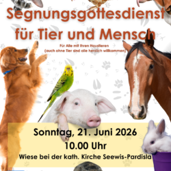 Tiersegnungsgottesdienst in Seewis-Pardisla